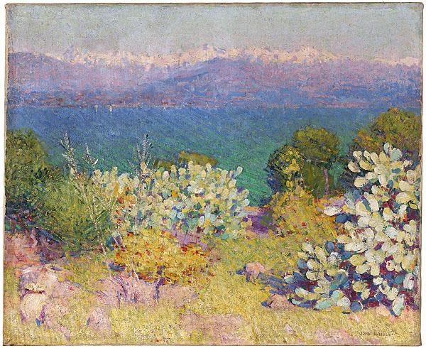 John Peter Russell In the morning, Alpes Maritimes from Antibes Germany oil painting art
